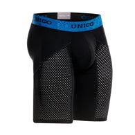 Unico Boxer Xtra Long Leg Suspensor Black Cup ATHLETIC ESCOCES