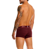 Unico Boxer Short Suspensor Cup GRANATE Cotton