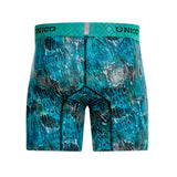 Unico Boxer Long Leg Suspensor Turquoise Cotton