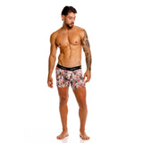 Unico Boxer Long Leg Suspensor Cup CATENARIO Cotton