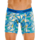 Unico Boxer Long Leg Suspensor Cup ESCALENO Polyester