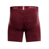 Unico Boxer Long Leg Suspensor Cup GRANATE Cotton