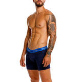 Unico Boxer Long Leg Suspensor Cup LAZURITA