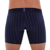 Unico Boxer Long Leg BLUE PARALELO Cotton