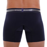 Unico Boxer Long Leg Suspensor Cup CARDENAL Navy Blue Polyamide