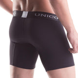 Unico Gift Set Microfiber: Classic VEST Black and Classic BOXER Long Leg