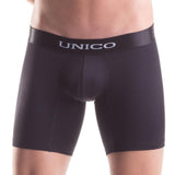 Unico Gift Set Microfiber: Classic VEST Black and Classic BOXER Long Leg