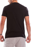 Unico  Comfort  Crew Neck Short Sleeve Black Pima