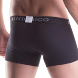 Unico Classic V-Neck Short Sleeve Black and Unico Brief Black Gift Set in Cotton