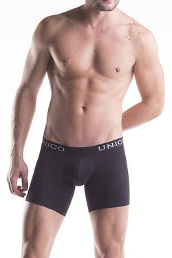 Unico Boxer Long Leg BLACK INTENSO Cotton