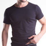 Unico Crew Neck Short Sleeve T-Shirt Black