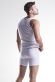 Unico Gift Set Cotton. Classic VEST CASCADA White and Classic BOXER Long Leg