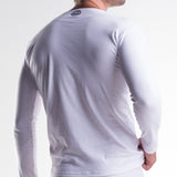 Unico Crew Neck Long Sleeve T-Shirt White