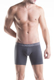 Unico Boxer Long Leg GREY ASFALTO Cotton