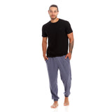 Unico Comfort Set Crew Neck Grey Pima and Jogger Largo Grey Polyester