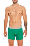 Unico Boxer Long Leg Green RUSTICO Microfibre