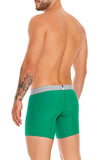 Unico Boxer Long Leg Green RUSTICO Microfibre