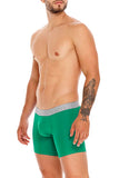 Unico Boxer Long Leg Green RUSTICO Microfibre